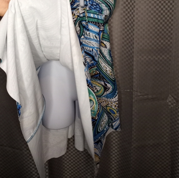 Paisley Print Women's Swim Top - Picture 8 of 8